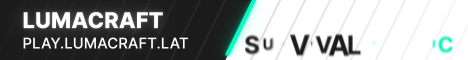 LumaCraft Minecraft server banner