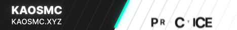 KaosMC Minecraft server banner